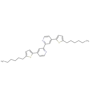 4,4'-双(5-正己基-2-噻吩基)-2,2'-联吡啶 1047684-56-9 2,2'-Bipyridine, 4,4'-bis(5-hexyl-2-thienyl)-