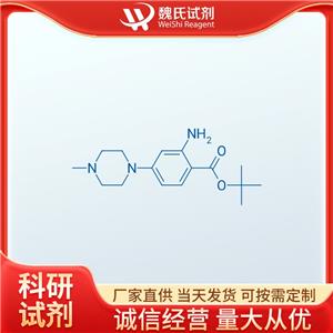 2-氨基-4-(4-甲基-1-哌嗪)苯甲酸叔丁酯—1034975-35-3