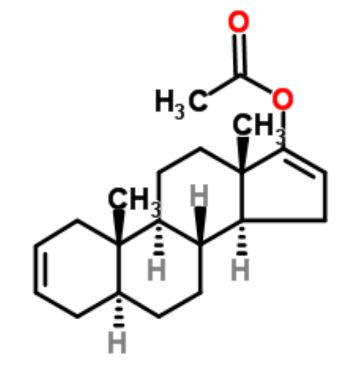 2a,3a,16a,17a-双环氧雄甾-17b-羟基 5a-醋酸酯,(5α)-Androsta-2,16-dien-17-yl acetate