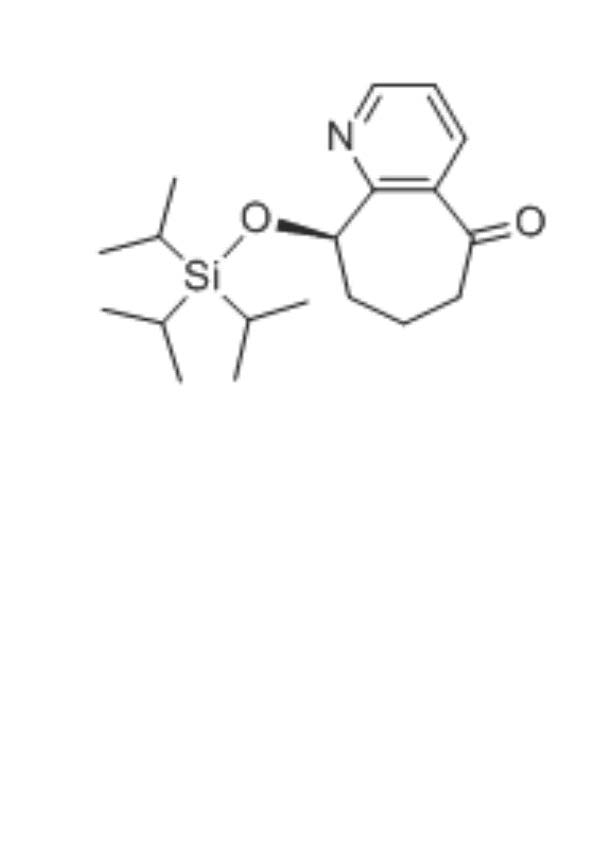 (9R)-9-三(丙-2-基)甲硅氧基-6,7,8,9-四氢环庚[b]吡啶-5-酮盐酸盐,(R)-9-((triisopropylsilyl)oxy)-6,7,8,9-tetrahydro-5H-cyclohepta[b]pyridin-5-onehydrochloride