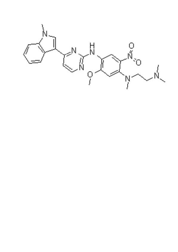 N-(2-二甲基氨基-乙基)-2-甲氧基-N-甲基-N-[4-(1-甲基-1H-吲哚-3-基)-嘧啶-2-基]-5-硝基-苯-1,4-二胺,1,4-BenzenediaMine, N1-[2-(diMethylaMino)ethyl]-5-Methoxy-N1-Methyl-N4-[4-(1-Methyl-1H-indol-3-yl)-2-pyriMidinyl]-2-nitro-