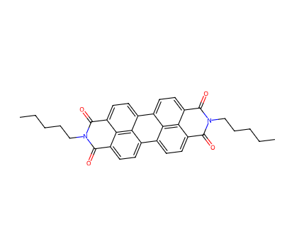 N,N′-二戊基-3,4,9,10-苝二甲酰亚胺,enPTC,N,N'-Dipentyl-3,4,9,10-perylenedicarboximide,7,18-dipentyl-7,18-diazaheptacyclo