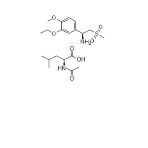 (S)-1-(3-乙氧基-4-甲氧基苯基)-2-(甲基磺酰基)乙胺 N-乙酰基-L-亮氨酸盐
