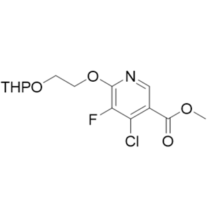 4-氯-5-氟-6-[2-[(四氢- 2h -吡喃-2-基)氧]乙氧基]- 3-吡啶羧酸甲酯