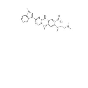 N-(2-二甲基氨基-乙基)-2-甲氧基-N-甲基-N-[4-(1-甲基-1H-吲哚-3-基)-嘧啶-2-基]-5-硝基-苯-1,4-二胺,1,4-BenzenediaMine, N1-[2-(diMethylaMino)ethyl]-5-Methoxy-N1-Methyl-N4-[4-(1-Methyl-1H-indol-3-yl)-2-pyriMidinyl]-2-nitro-