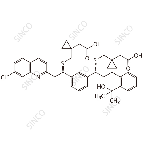 (r，r)-孟鲁司特双硫化物,(R,R)-Montelukast Bis-sulfide