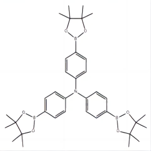 三(4-硼酸频呢醇酯苯基)胺,4-(Tetramethyl-1,3,2-dioxaborolan-2-yl)-N,N-bis-[4-(tetramethyl-1,3,2-dioxaborolan-2-yl)phenyl