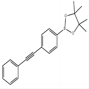 4,4,5,5-四甲基-2-(4-苯基乙炔基-苯基)-[1,3,2]二氧雜硼烷,4,4,5,5-Tetramethyl-2-(4-phenylethynyl)[1,3,2]dioxaborolane