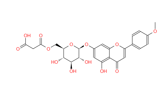 金合欢素-7-O-(6”-O-丙二酸单酰)-β-D-葡萄糖苷,Acacetin-7-O-6''-Malonylglucoside