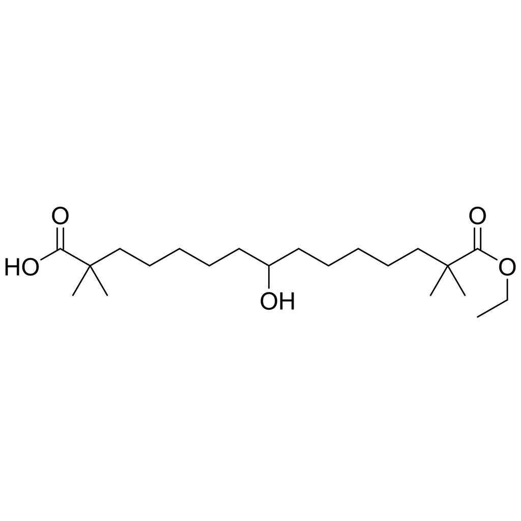 貝派地酸雜質(zhì)A,15-ethoxy-8-hydroxy-2,2,14,14-tetramethyl-15-oxopentadecanoic acid