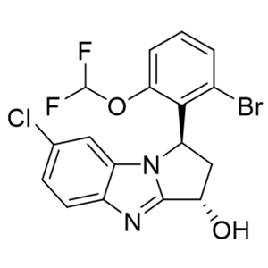 （1R，3S）-1-（2-溴-6-（二氟甲氧基）苯基）-7-氯-2,3-二氢-1H-苯并[d]吡咯并[1,2-a]咪唑-3-醇-1