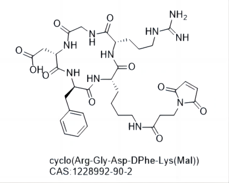 cyclo(Arg-Gly-Asp-DPhe-Lys(Mal)),cyclo(Arg-Gly-Asp-DPhe-Lys(Mal))