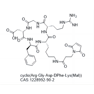 cyclo(Arg-Gly-Asp-DPhe-Lys(Mal)),cyclo(Arg-Gly-Asp-DPhe-Lys(Mal))