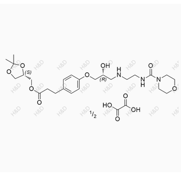 蘭地洛爾雜質(zhì)W(半草酸鹽),Landiolol impurity W(Hydrochloride)