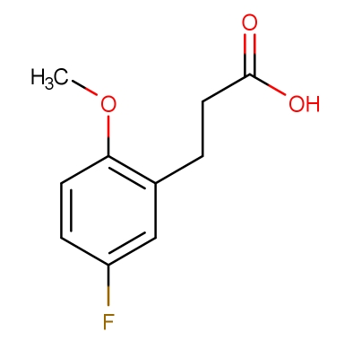 3-(5-氟-2-甲氧基苯)丙酸,5'-Fluoro-2'-Methoxyphenylpropionic acid