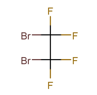 1,2-二溴四氟乙烷; 1,1,2,2-四氟-1,2-二溴乙烷; 氟里昂,1,2-Dibromotetrafluoroethane;DBTFE