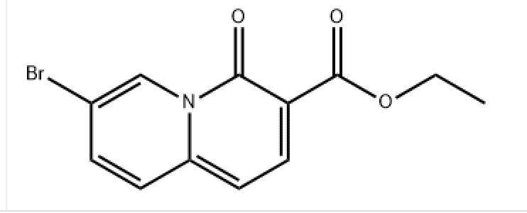 7-溴-4-氧代-4H-喹啉嗪-3-羧酸乙酯,4H-Quinolizine-3-carboxylic acid, 7-bromo-4-oxo-, ethyl ester