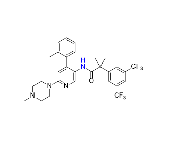 奈妥匹坦杂质05,2-(3,5-bis(trifluoromethyl)phenyl)-2-methyl-N-(6-(4-methylpiperazin-1-yl)-4-(o-tolyl)pyridin-3-yl)propanamide