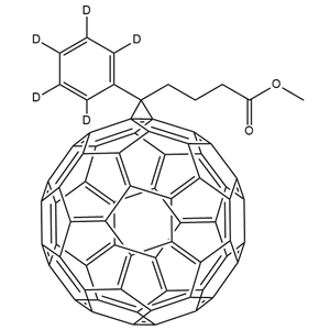 [6,6]-五氘代苯基C61丁酸甲酯,1-[3-(Methoxycarbonyl)propyl]-1-pentadeuterophenyl-[6.6] C61