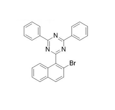 2-(2-bromonaphthalen-1-yl)-4,6-diphenyl-1,3,5-triazine,2-(2-bromonaphthalen-1-yl)-4,6-diphenyl-1,3,5-triazine