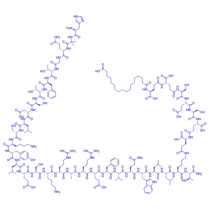 胰高血糖素受体共激动剂多肽NNC9204-1177 TFA,NN1177 TFA