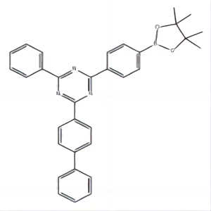 高纯度2-([1,1'-联苯] -4-基)-4-苯基-6-(4-(4,4,5,5-四甲基-1,3,2-二氧硼杂环戊烷-2-基)苯基)-1,3,5-三嗪