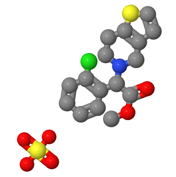 氯吡格雷EP杂质C,methyl 2-(2-chlorophenyl)-2-(6,7-dihydrothieno[3,2-c]pyridin-5(4H)-yl) acetate sulfate