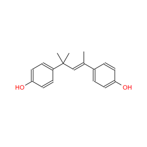 57244-54-9；2,4-Bis(4-hydroxyphenyl)-4-methyl-2-pentene
