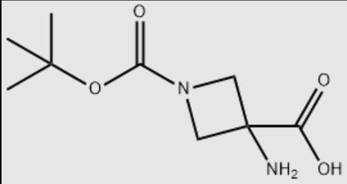 1-BOC-3-氨基-3-吖啶甲酸,1-Boc-3-aMino-3-azetidinecarboxylic acid