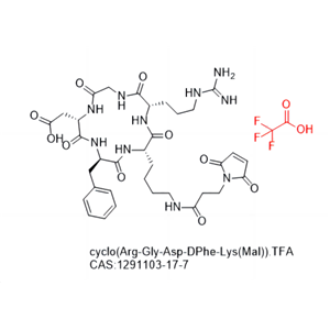 cyclo(Arg-Gly-Asp-DPhe-Lys(Mal)).TFA,cyclo(Arg-Gly-Asp-DPhe-Lys(Mal)).TFA
