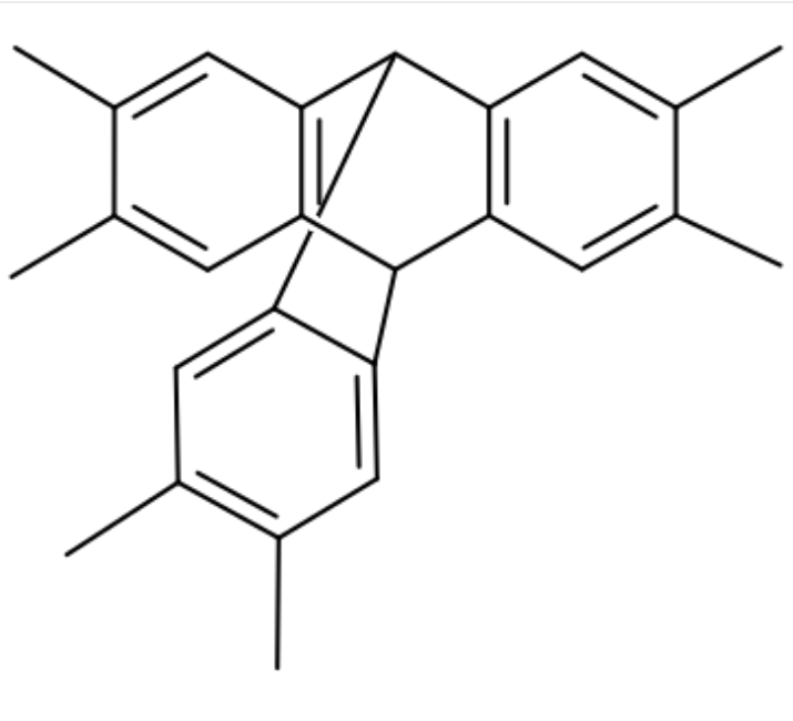 2,3,6,7,14,15-hexamethyltriptycene,2,3,6,7,14,15-hexamethyltriptycene