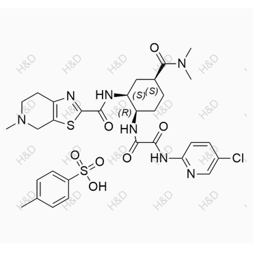 依度沙班(1R,2S,4S)异构体(对甲苯磺酸盐),Edoxaban (1R,2S,4S) Isomer(4-Methylbenzenesulfonate)