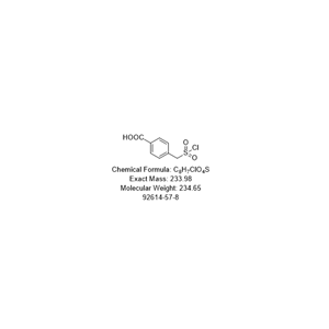 4-[(氯磺酰)甲基]苯甲酸