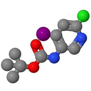 6-氯-4-碘-3-氨基甲酸叔丁基吡啶,CARBAMIC ACID, (6-CHLORO-4-IODO-3-PYRIDINYL)-, 1,1-DIMETHYLETHYL ESTER