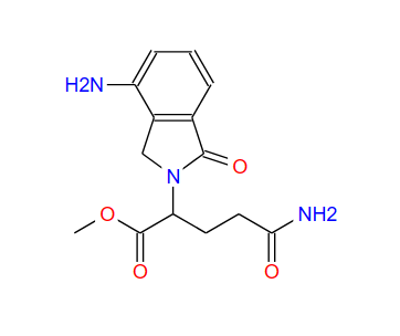 4-氨基-a-（3-氨基-3-氧代丙基）1,3-二氢-1-氧代-2H-异吲哚-2-乙酸甲酯,4-amino-a-(3-amino-3-oxopropyl)1,3-dihydro-1-oxo-2H-Isoindole-2-aceticacidmethylester