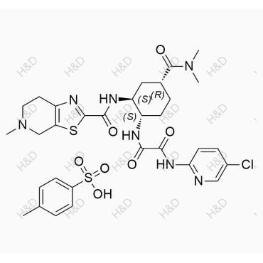 依度沙班EP杂质H(甲基苯磺酸盐),Edoxaban EP Impurity H(Methyl benzene sulfonate)