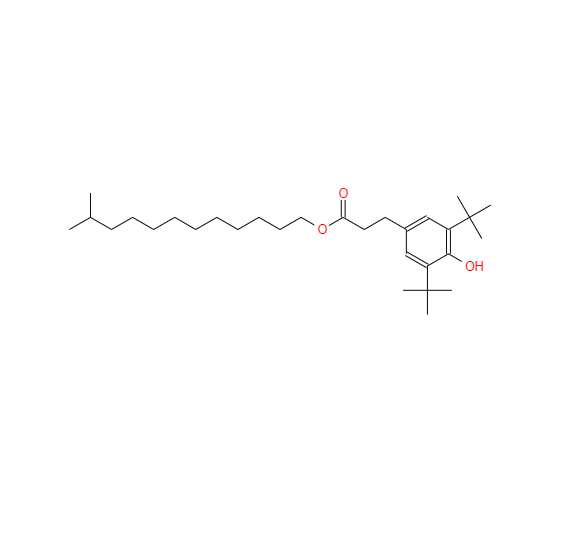 Β-(3,5-二叔丁基-4-羟基苯基)丙酸异十三醇酯,Benzenepropanoicacid,3,5-bis(1,1-diMethyl-ethyl)-44hydroxy-C7-C9branchedalkylesters