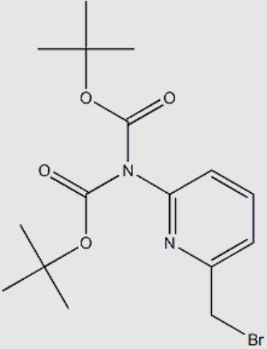 N-[6-(溴甲基)-2-吡啶基]-N-叔丁氧羰基氨基甲酸叔丁酯,tert-butyl N-[6-(bromomethyl)-2-pyridyl]-N-tert-butoxycarbonyl-carbamate