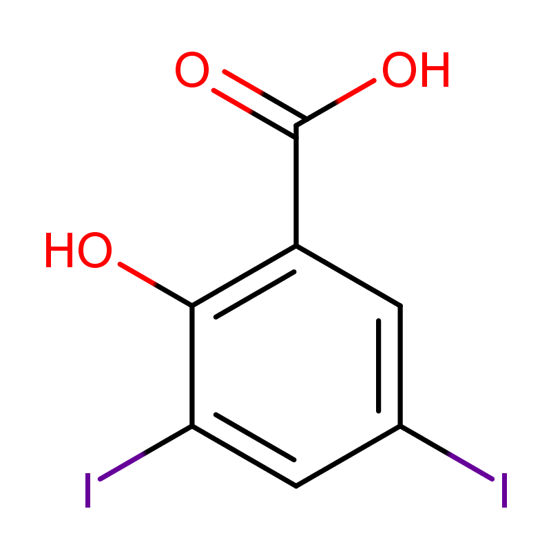 3,5-二碘水楊酸,3,5-Diiodosalicylic acid