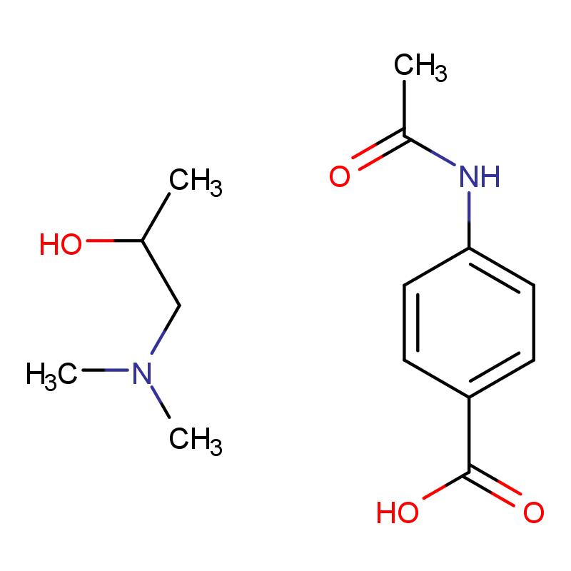 对乙酰氨基苯甲酸·1-二甲基氨基-2-丙醇复合盐,Dimepranol acedoben