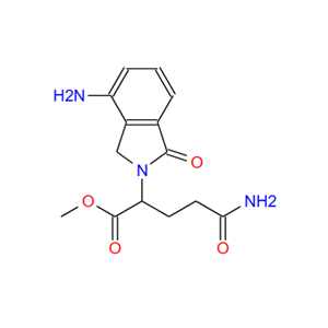 4-氨基-a-（3-氨基-3-氧代丙基）1,3-二氢-1-氧代-2H-异吲哚-2-乙酸甲酯；878782-79-7