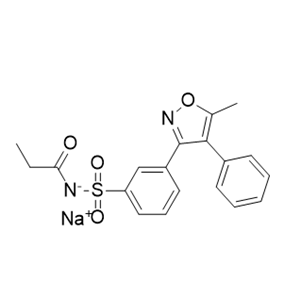 帕瑞昔布钠杂质20,N-((3-(5-methyl-4-phenylisoxazol-3-yl)phenyl)sulfonyl)propionamide sodium salt