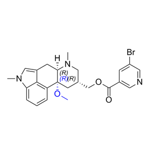 尼麦角林杂质15,((6aR,9R,10aR)-10a-methoxy-4,7-dimethyl-4,6,6a,7,8,9,10,10a- octahydroindolo[4,3-fg]quinolin-9-yl)methyl 5-bromonicotinate
