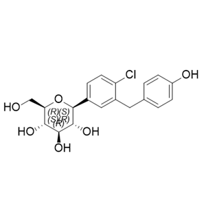 达格列净杂质07,(2S,3R,4R,5S,6R)-2-(4-chloro-3-(4-hydroxybenzyl)phenyl)-6-(hydroxymethyl)tetrahydro-2H-pyran-3,4,5-triol