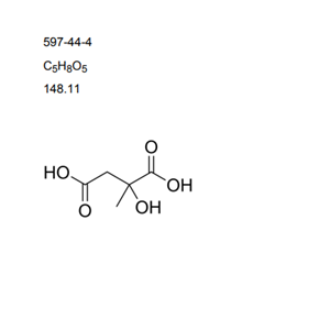 2-羟基-2-甲基丁烷-1,4-二酸  597-44-4