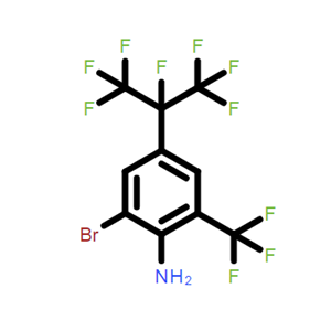 2-溴-4-(全氟丙烷-2-基)-6-(三氟甲基)苯胺；1207314-86-0