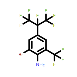 2-溴-4-(全氟丙烷-2-基)-6-(三氟甲基)苯胺,2-Bromo-4-(perfluoropropan-2-yl)-6-(trifluoromethyl)aniline