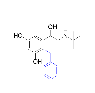 特布他林杂质26,4-benzyl-5-(2-(tert-butylamino)-1-hydroxyethyl)benzene-1,3-diol