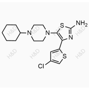 阿伐曲泊帕杂质7,4-(4-chlorothiophen-2-yl)-5-(4-cyclohexylpiperazin-1-yl)thiazol-2-amine