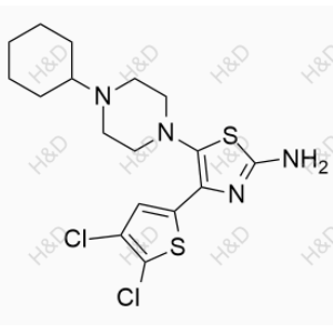 阿伐曲泊帕杂质20,1-(3-chloro-5-((5-(4-cyclohexylpiperazin-1-yl)-4-(4,5-dichlorothiophen-2-yl)thiazol-2-yl)carbamoyl)pyridin-2-yl)piperidine-4-carboxylic acid
